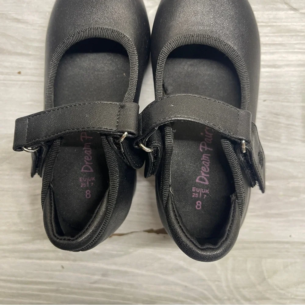 Dream Pairs Mary Jane Black Tap Shoes Toddler Little Girl’s size 8